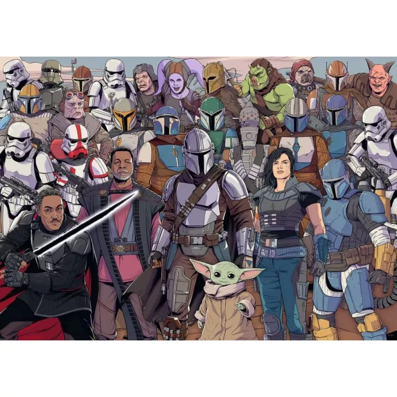 Puzzle Ravensburger Mandalorian 1000 pezzi – puzzle Star Wars 1000 pezzi