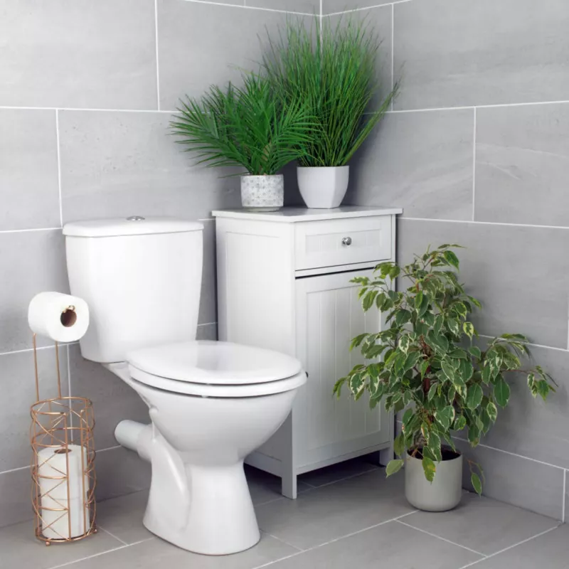 Sedile WC Beldray LA030252UFFEU7 — antibatterico, design facile da pulire