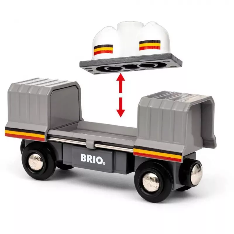 Treno BRIO World Santa Fe Train Trains of the World multicolore