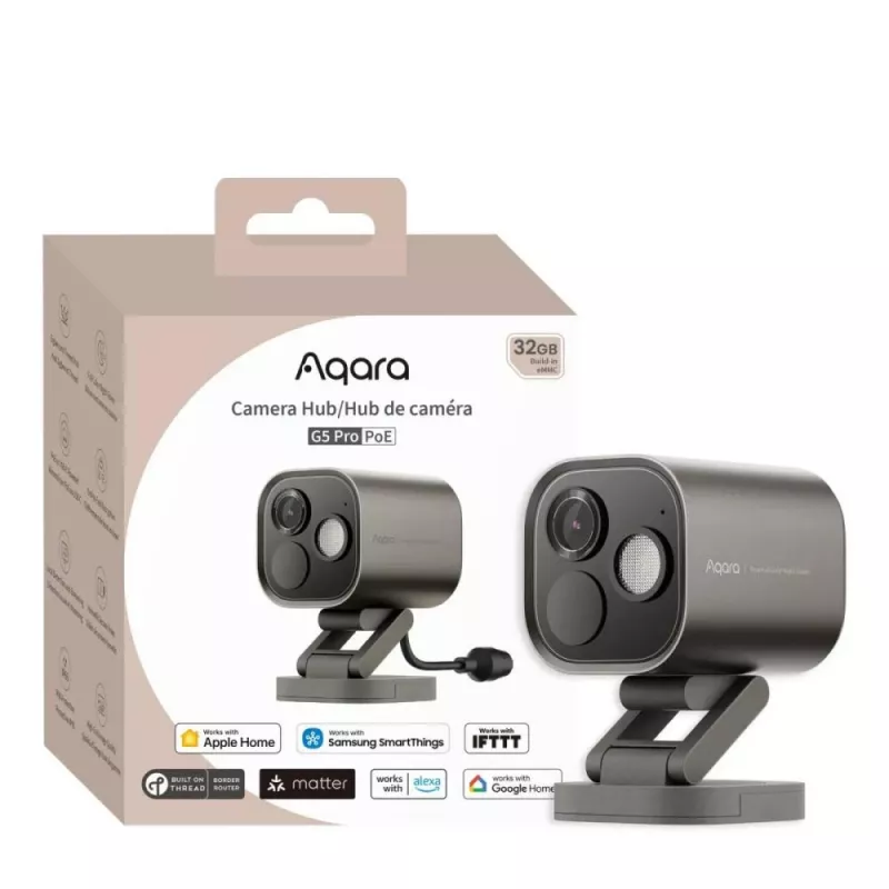 Aqara Camera Hub G5 Pro (PoE) grigio