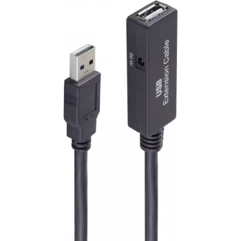 Cavo USB ShiverPeaks BS13-29055 5 m USB A nero