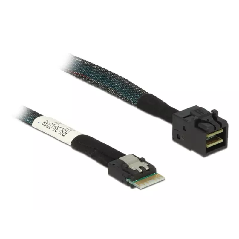 Cavo SAS DeLOCK 85081 0,5 m sottile SAS SFF-8654 Mini SAS HD SFF-8643