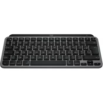 Logitech Master Series MX Keys Mini for Mac – Tastiera – compatta – retroilluminata – wireless – Bluetooth LE – AZERTY – francese – grigio spazio (920-012646)