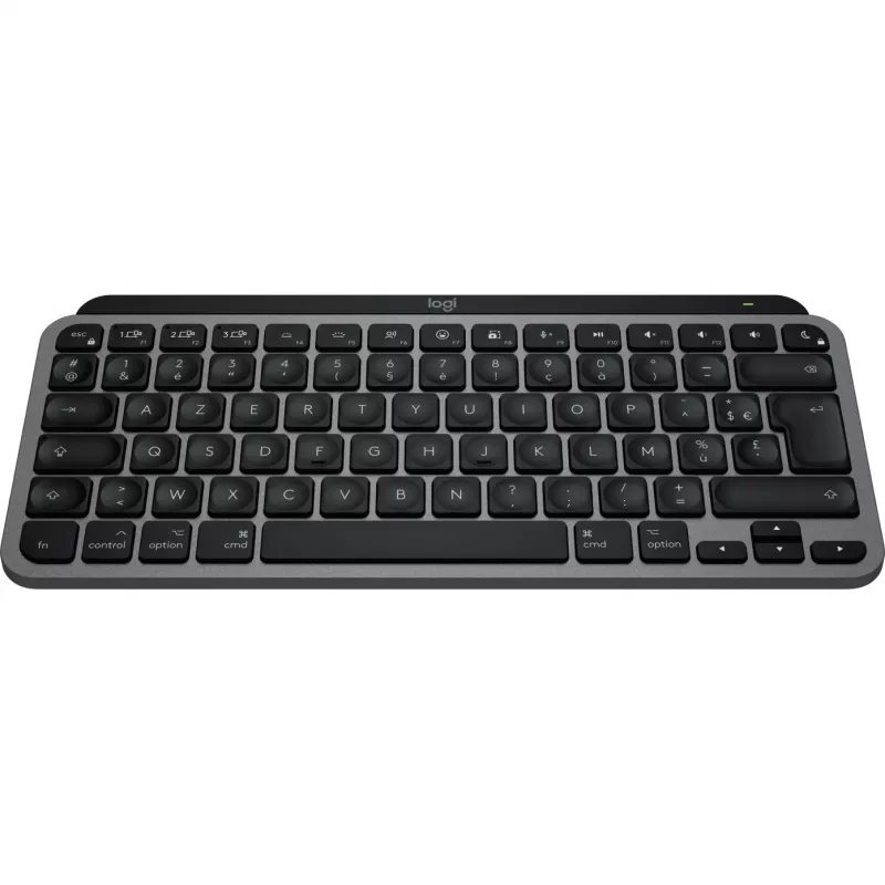 Logitech Master Series MX Keys Mini for Mac – Tastiera – compatta – retroilluminata – wireless – Bluetooth LE – AZERTY – francese – grigio spazio (920-012646)