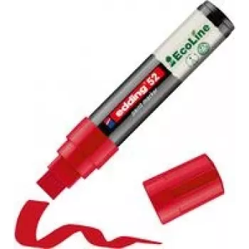 Pennarello paint marker Edding 52 EcoLine, rosso, punta 4,0–15,0 mm