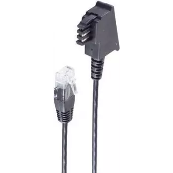 Cavo telefonico shiverpeaks BS12-09015 0,5 m nero