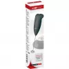 Clatronic MS 3089 Montalatte a batterie, nero/acciaio inox