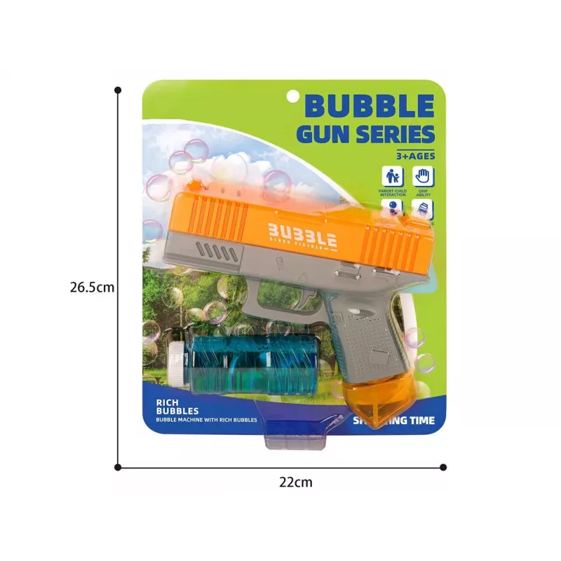 Pistola per bolle con liquido