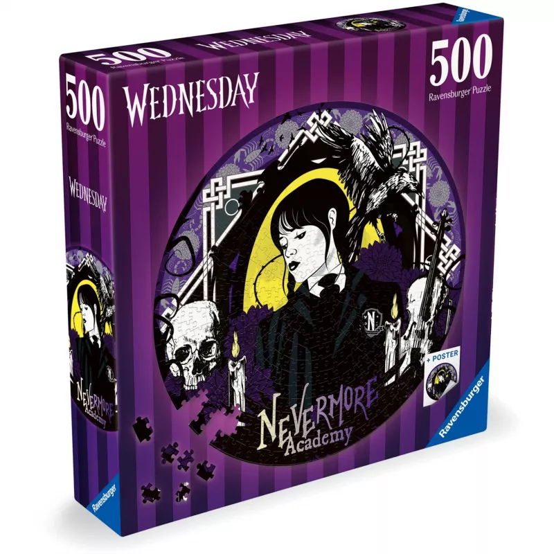 Puzzle rotondo Wednesday (500 pezzi)