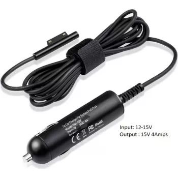 CoreParts Adattatore da auto 60 W 15V 4A per Microsoft Surface, MBXMS-DC0003