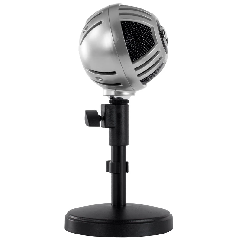 Arozzi Sfera microfono da tavolo, USB - cromato