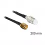 Cavo coassiale DeLOCK 88596 RG-174 0,2 m SMA FME nero