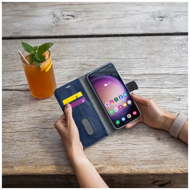 Fixed Opus | Book Case | Samsung | Galaxy A36 5G/A56 5G | pelle | blu