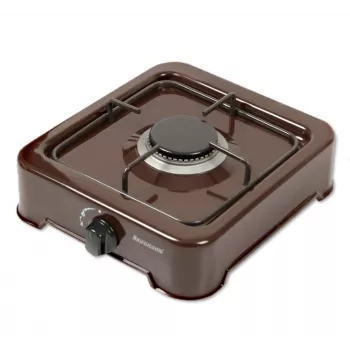 Fornello a gas 1 fuoco Ravanson K-01BR (marrone)