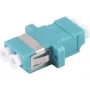 Adattatore in fibra ottica S/CONN LC/LC 07-60012 color acqua monomodale