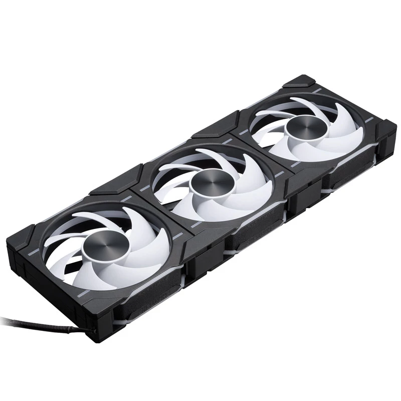 Phanteks D30 PH-F120D30_DRGB_PWM_BK01_3P ventole per case 120 mm PWM D-RGB, Regular Airflow, 3 pz., nere