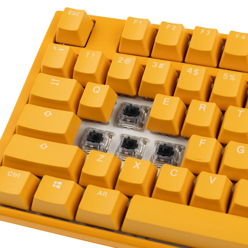 Tastiera Ducky One 3, gaming, USB, QWERTY, inglese, gialla