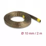 Guaina intrecciata in fibra di basalto DeLOCK 2 m x 10 mm marrone