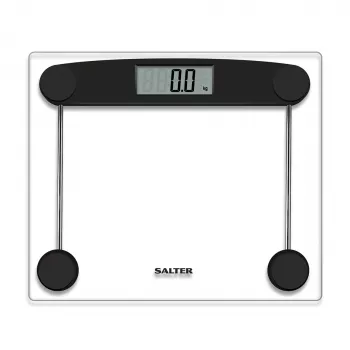 Bilancia da bagno Salter 9208 BK3R bilancia compatta in vetro elettronica