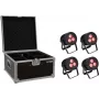 Set proiettori LED PAR EUROLITE 20000845 — 4×9W, grado di protezione IP