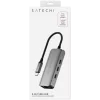 Satechi Docking Station 4-in-1 ST-H3C25EM USB-C 3.2 Gen2 Grigio (ST-H3C25EM)