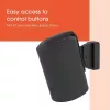 Supporto da parete Vogels | Supporto da parete per diffusore per Sonos Era 100 | Inclinabile, orientabile | Portata massima 7 kg | Nero