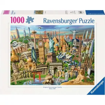 Puzzle Monumenti del mondo (1000 pezzi)
