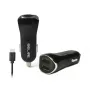Caricabatterie da auto 2xUSB + USB-C 2,1A nero