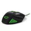 Mouse gaming con filo ESPERANZA EGM201G — per destrimani, ottico 2400 DPI, 7 tasti, USB Type-A, cavo 1,5 m, nero/verde