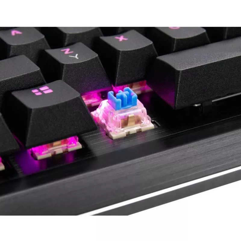 Tastiera Inter-Tech NK-2000ME USB QWERTZ nera (88884100)