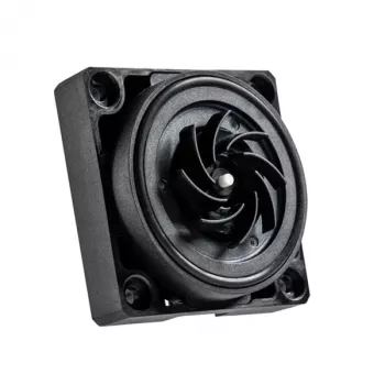 Pompa BitsPower K1M — pompa compatta per raffreddamento a liquido nera, 8–16V, 0,7A, 8,4W, 62×62×28,1 mm