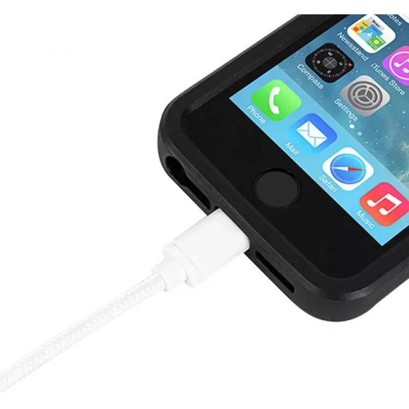 Cavo adattatore USB 2.0, connettore maschio USB-A > connettore maschio Lightning (bianco, 2,0 metri)