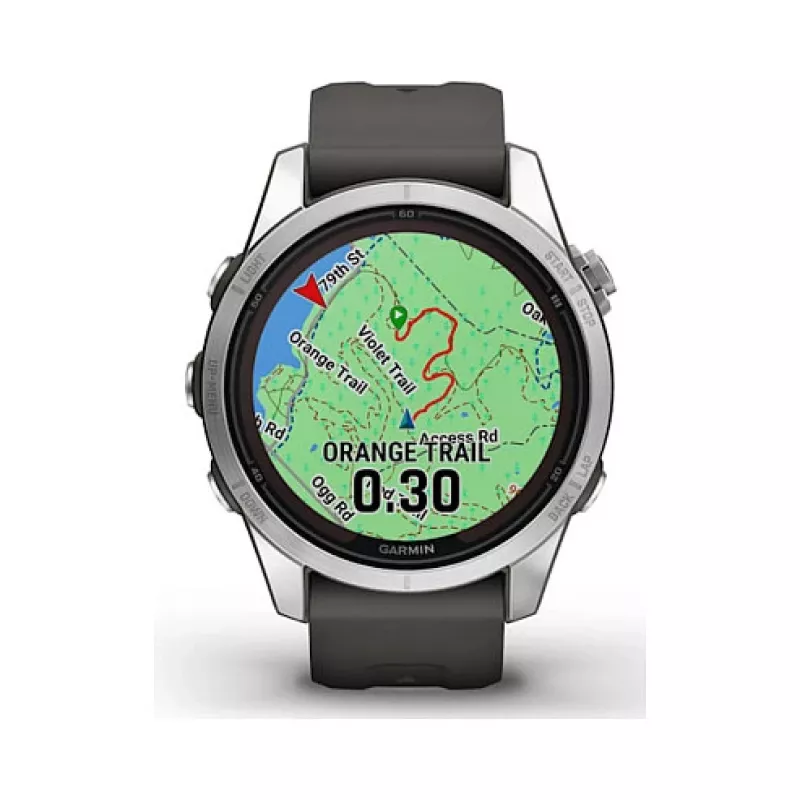 Garmin fēnix 7S Pro 3,05 cm (1,2 inch) MIP 42 mm digitale 240 x 240 pixel touchscreen argento Wi-Fi GPS (satellitare)