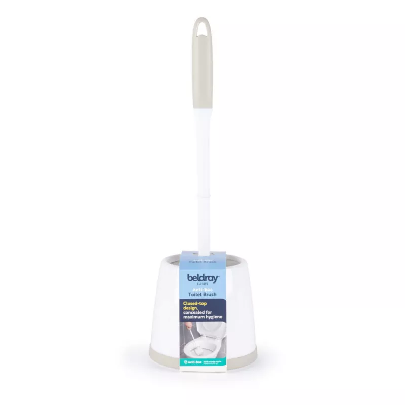 Spazzola per WC Beldray LA080714UFFEU7 con porta spazzola antibatterico