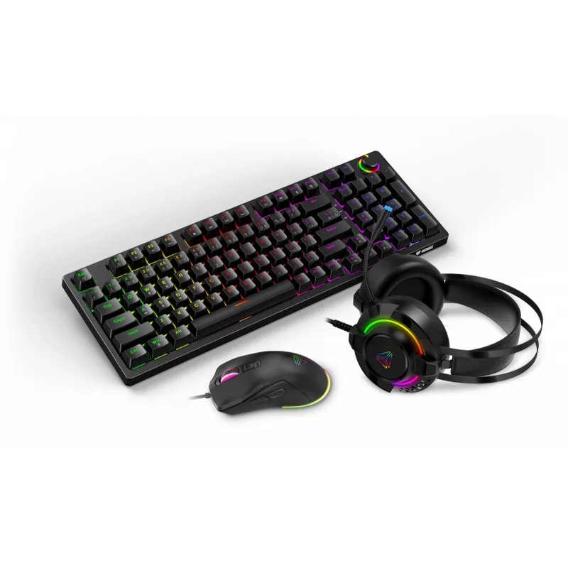 Set gaming Yenkee YGS 03 ECLIPSE 3-in-1 (tastiera, mouse, headset)