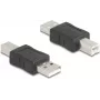 Adattatore per cavo DeLOCK 67198 USB Type-A USB Type-B nero