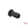 Tappo antipolvere DeLOCK 60251 per connettore femmina jack 3,5 mm 10 pezzi nero