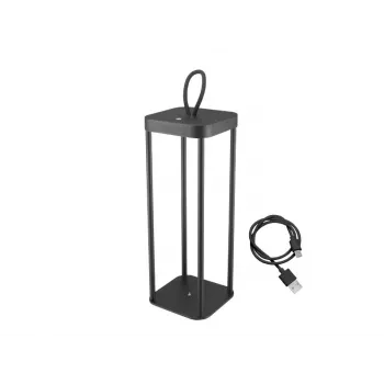 Lanterna ricaricabile Beper P207ILI100 — nera, illuminazione LED portatile