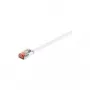 Cavo patch piatto CAT 6 Wentronic Goobay, U/FTP, bianco, 7,5 m - materiale in rame (94920)