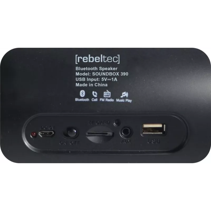 Altoparlante portatile Rebeltec SoundBox 390 nero