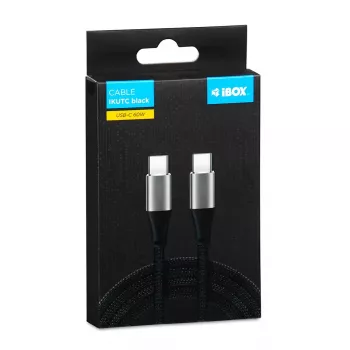 Cavo USB-C iBOX IKUTC 60W 2m nero