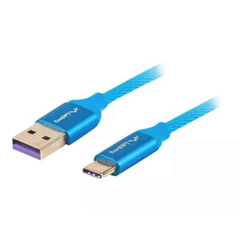 Cavo USB 2.0 LANBERG CA-USBO-21CU-0010-BL — USB-A a USB-C, 1 m, blu
