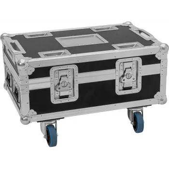 Flightcase Roadinger BAS-1 per 8× SILENT PAR 6 QCL — valigia da trasporto