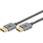 Cavo DisplayPort 2.0/2.1 sottile (argento/nero, 1 metro)