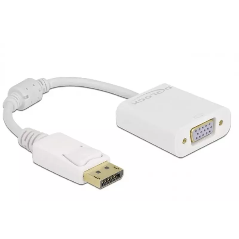 Adattatore DisplayPort 1.2 connettore maschio su VGA connettore femmina DeLOCK 61007