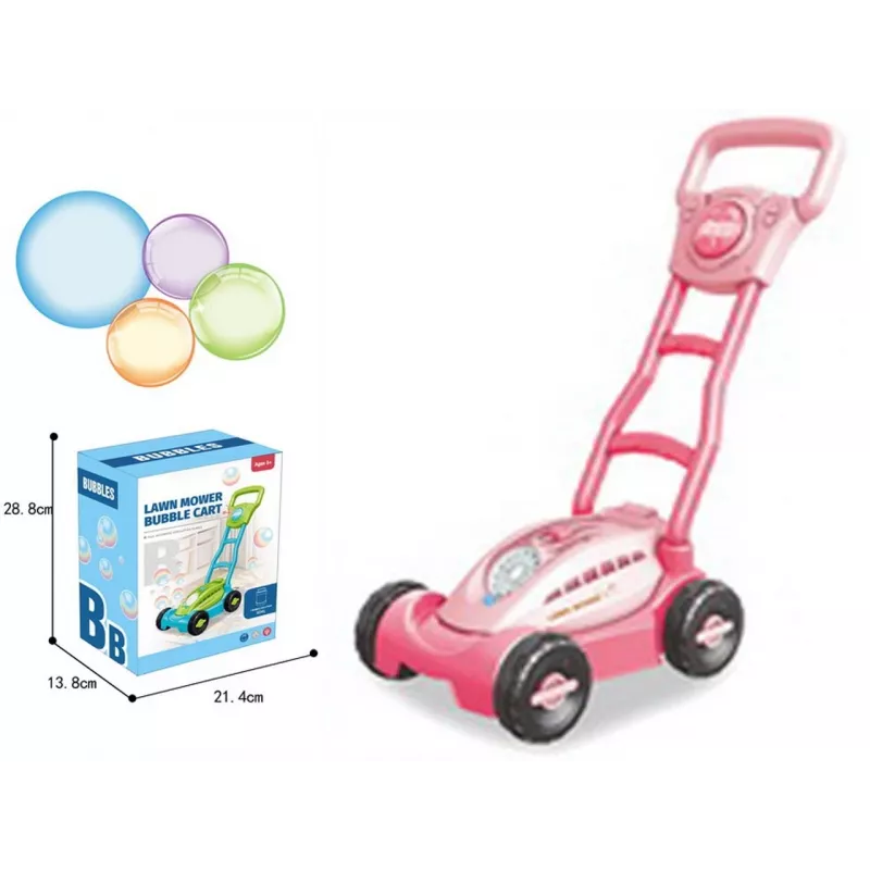 Tagliaerba con bolle di sapone Madej 010763 — rosa chiaro