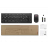 Lenovo tastiera e mouse wireless nero