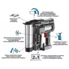Graphite 58G081 Energy+ graffatrice a batteria 2 in 1, 18 V Li-Ion, senza batteria