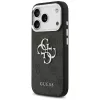 GUESS | Hardcase 4G | Back cover | iPhone 17 Pro Max | Apple | pelle ecologica/PC/plastica/TPU | nero