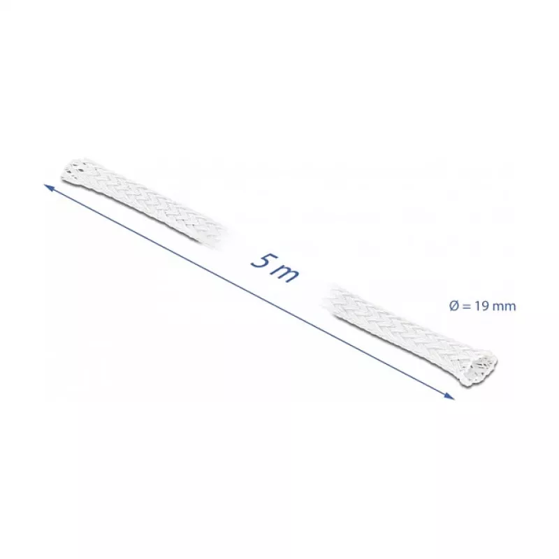 Guaina per cavi DeLOCK 20695 bianco